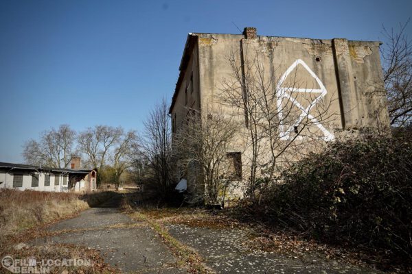 Leerstehende Fabrik aus Beton