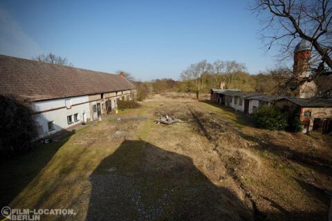 Heruntergekommenes Landgut